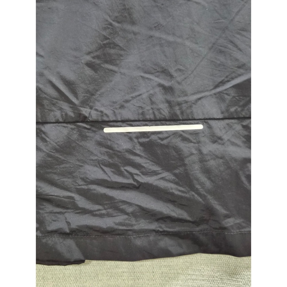 Xersion Windbreaker Jacket Womens Large Black Stretch Full Zip Hooded Waterproof - Picture 8 of 15